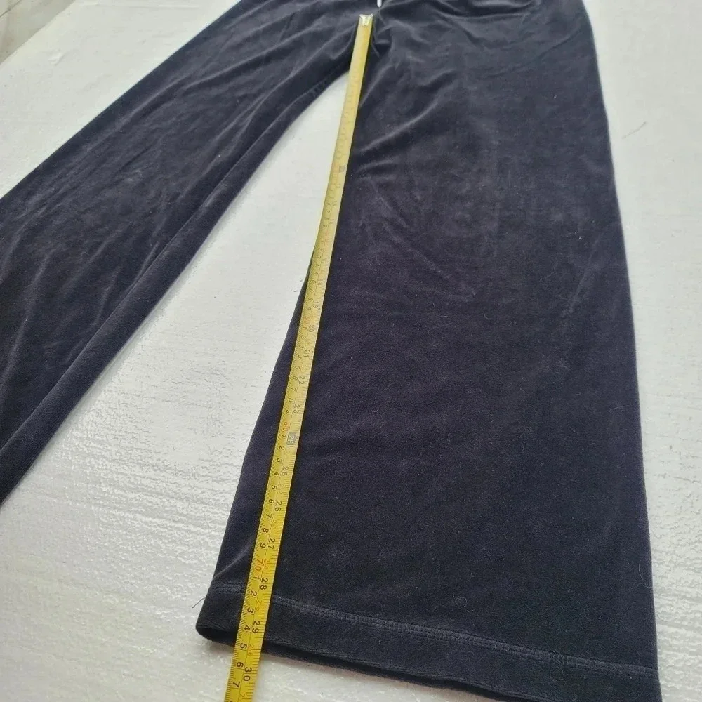Nike The Athletic Dept Black Velvet Stretch Tack Pants Drawstring sz Medium M